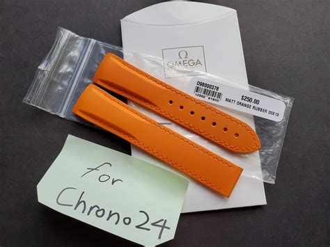 rubber watch strap for omega seamaster|genuine omega watch strap 18mm.